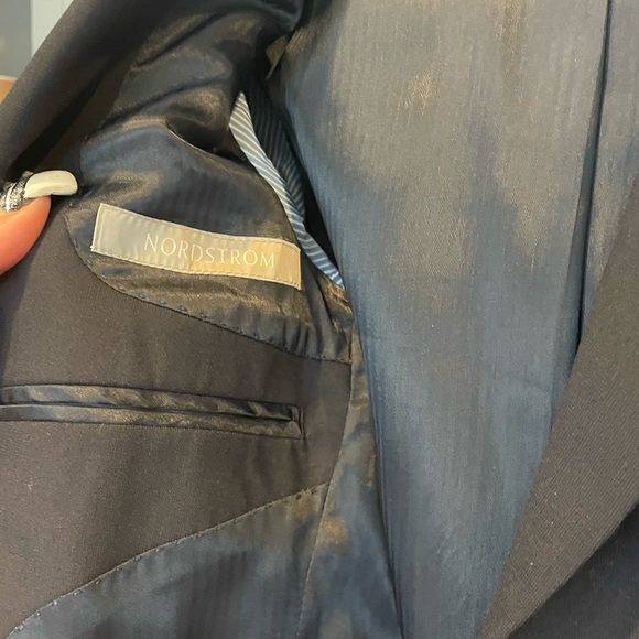 Nordstrom black suit with white shirt - Picture 4 of 5